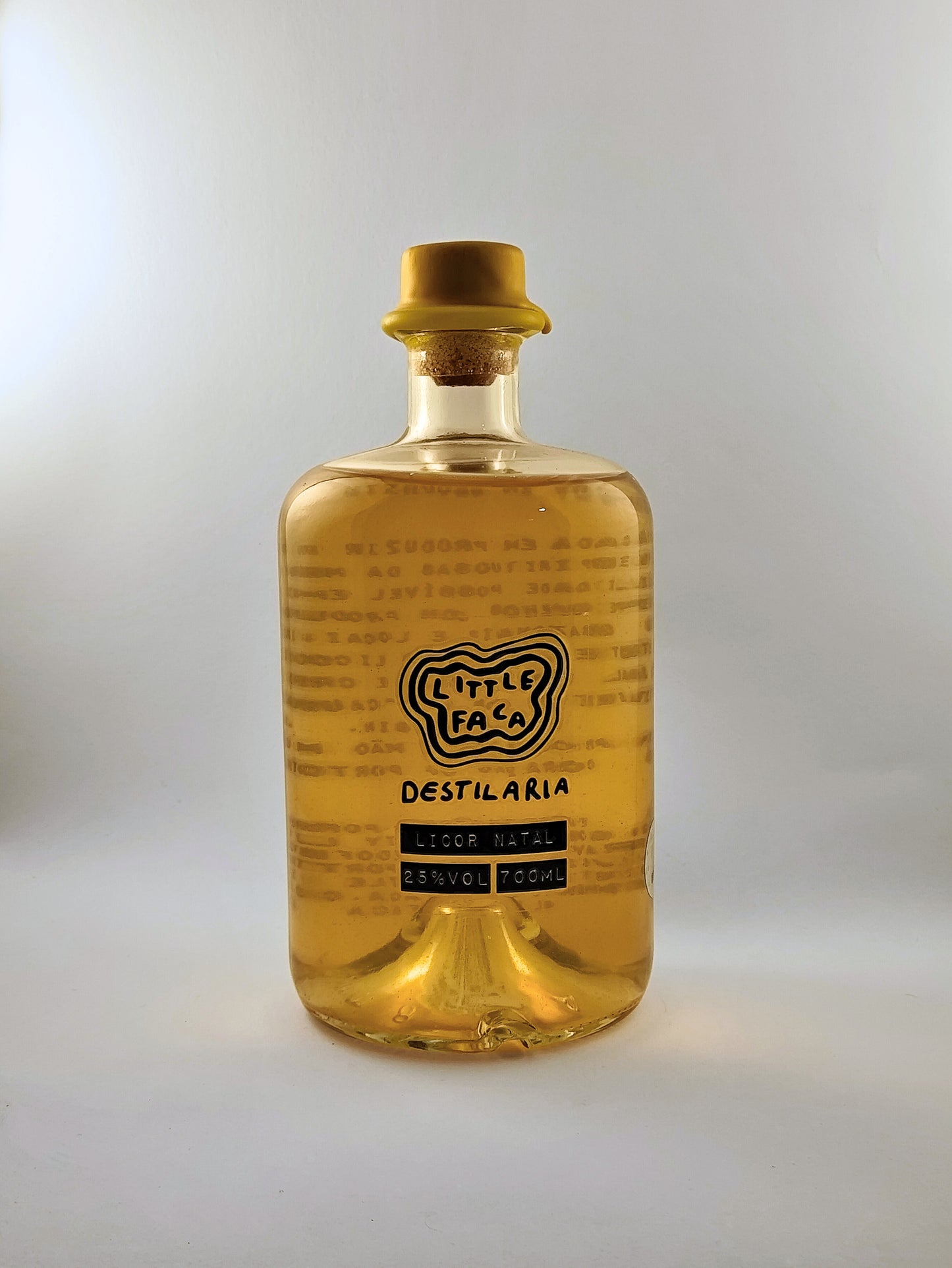 Garrafa de Licor de Natal Little Faca